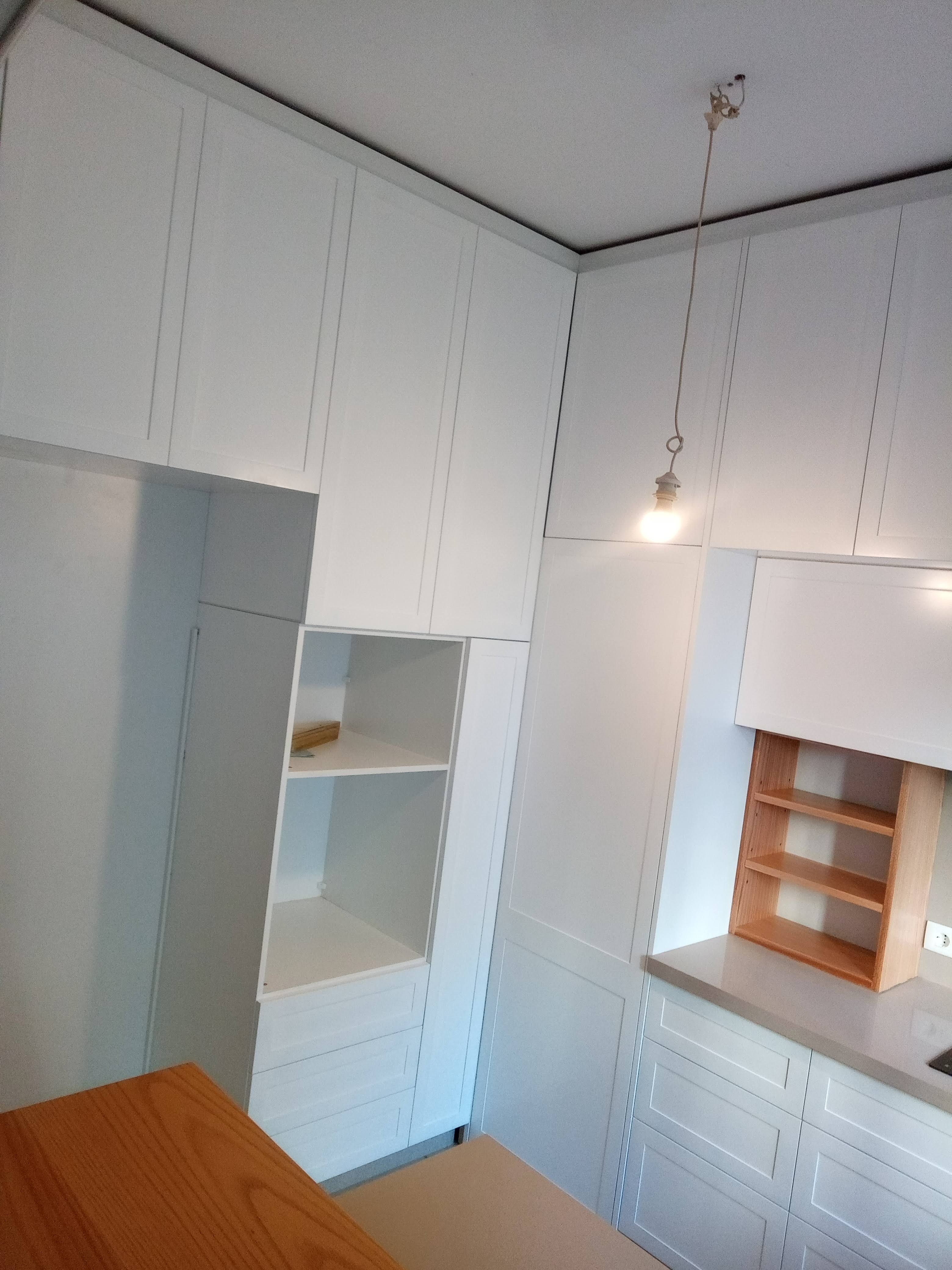 Detalle de escalera de madera