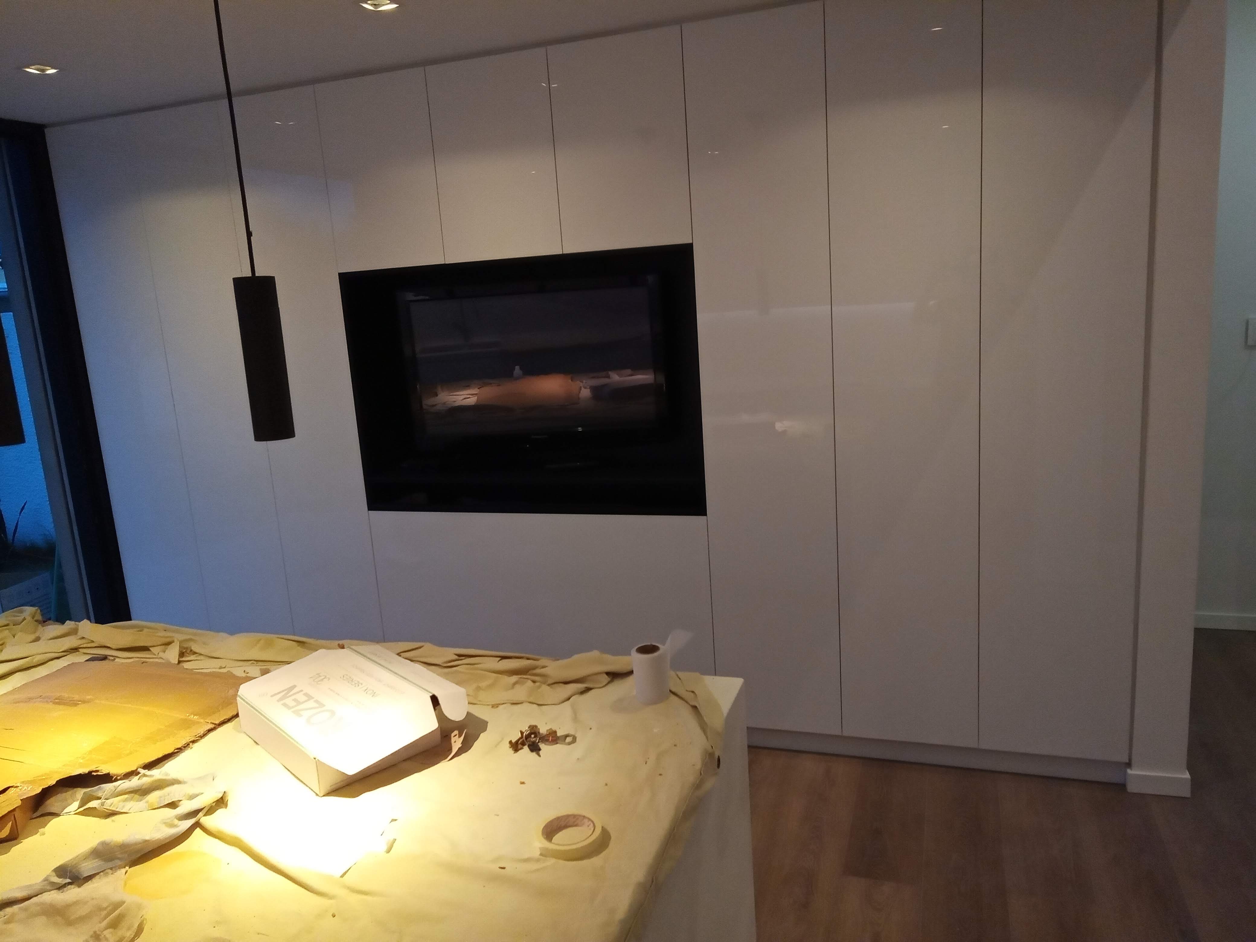 Escalera con iluminacion